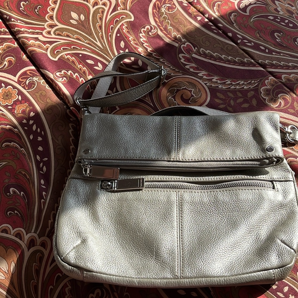 TIGNANELLO SHOULDER CROSSBODY GOLD PURSE